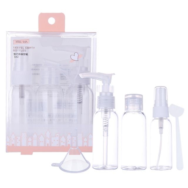 Yousha Wholesale 30 Ml Empty Transparent Plastic Bottles Travel Kit Bottle Cosmetic Luxury Spray Bottle With Fine Mist Sprayer Yk070