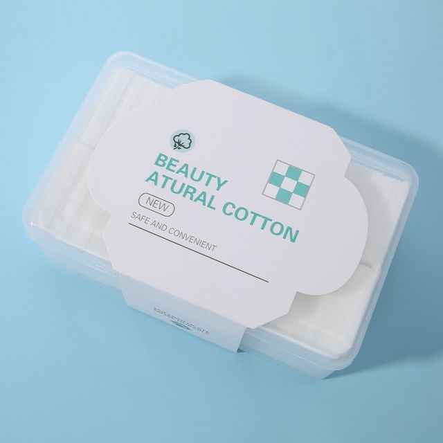 Lameila 1000pcs Skin-friendly Supple thin Cotton Pads Cosmetic Custom Oem Eco Friendly Face Disposable Clean Cotton Pad SLB-A002