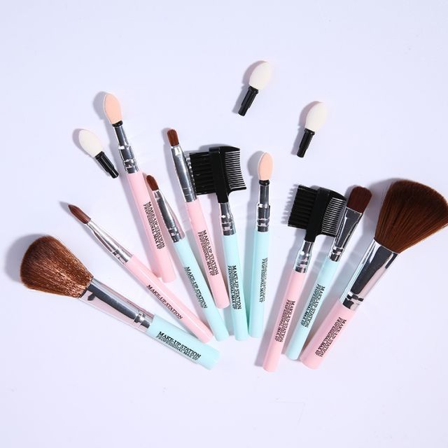 5/8PCS Mini Makeup Brush Set Mirror Soft Fluffy Professional Portable  Travel Cosmetics Foundation Blush Eyeshadow Beauty Tool