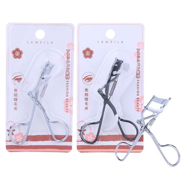 Lameila Hot Sale Black Silver Eyelash Curler Eye Lash Beauty Tools Eyelash Curler Cheap Price Private Label 549