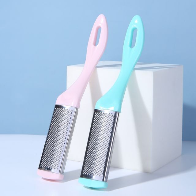 Lameila Professional Pink Cyan Foot Pedicure Tool Curve Handle Safe Remove Dead Skin And Calluses Foot File C0302