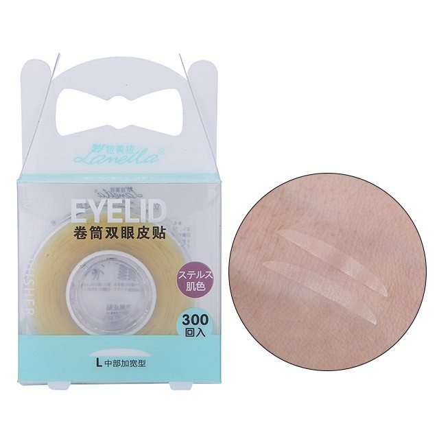 Lameila roll mounted eyelid tape 300pairs makeup wonderful double sided adhesive eyelid tape for fashion girls A166
