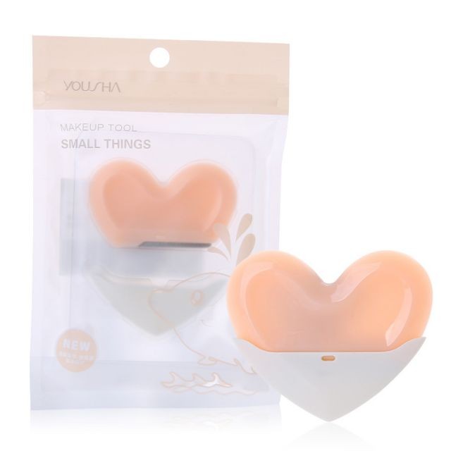 Yousha Latest Design Heart-Shaped Safty Eye Brow Shaver Stainless Steel Blade Mini Plastic Facial Eyebrow Razor For Lady YX121