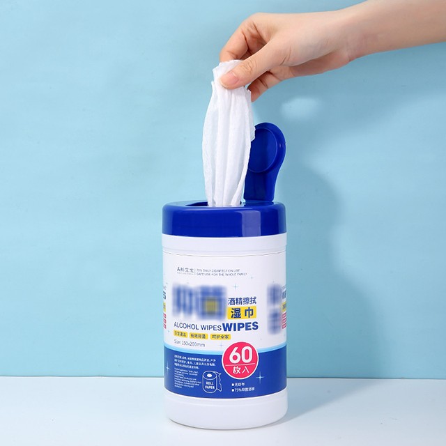 oem private label 70% alcohol anti-bacterial non woven for wet wipes for kills germs MF070