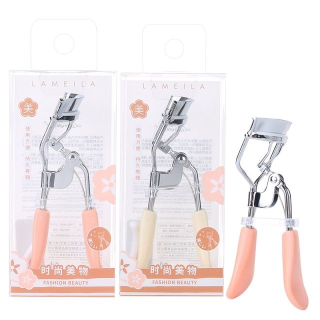 Lameila Factory wholesale cosmetic tools plating colors stamped laser print logo private label custom eyelash curler A0336
