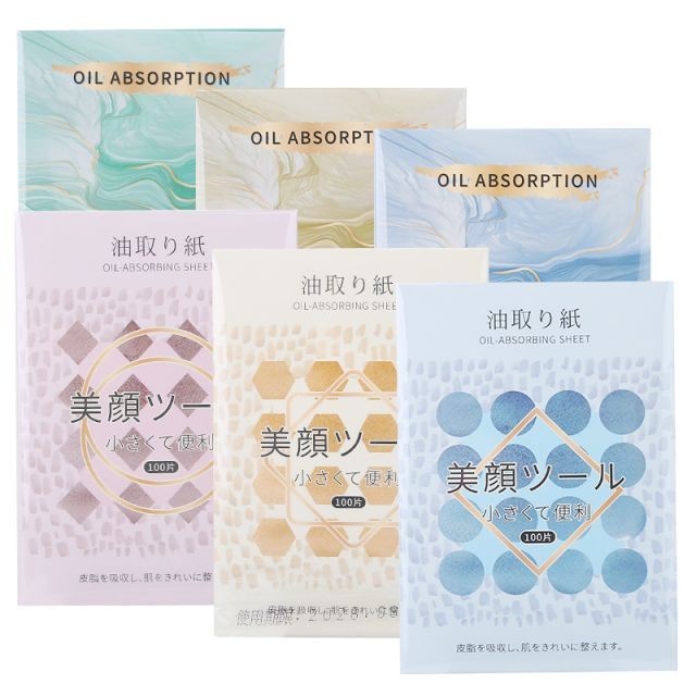 Lameila Daily Skin Care Oil Control Tissues Blotting Paper 100 Counts Facial Oil Absorbing Sheets For Women Oily Face Nose A627 -A632