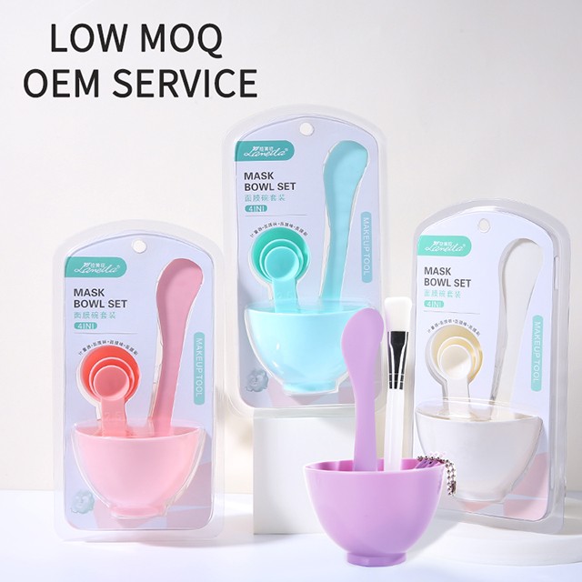 Lameila OEM 6 In 1 Facial Beauty Bowl DIY Facial Face Mask Mixing Bowl Set With Mask 9064