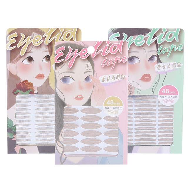 Lameila 40 Pairs Narual Invisible Waterproof Double Eyelid Tape A881