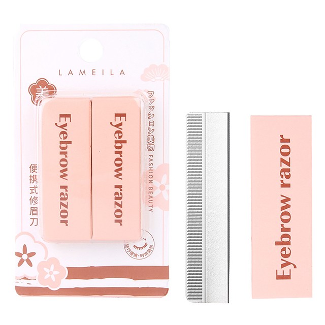 Lameila 10 pcs Wholesale Replaceable Eyebrow Razor Blade Stainless Steel Hair Remove For Eyebrow Razor A927