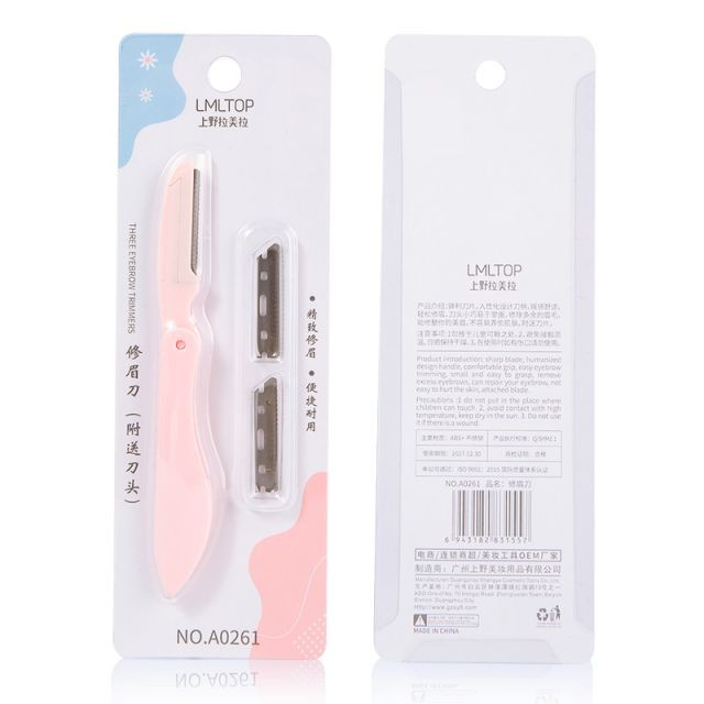 Lameila 3pcs Custom Logo Dermaplane Glo Eyebrow Razor Trimmer With Extra Blades Foldable Facial Brow Hair Remove Razor A0261 Lameila 3pcs Custom Logo Dermaplane Glo Eyebrow Razor Trimmer With Extra Blades Foldable Facial Brow Hair Remove Razor A0261
