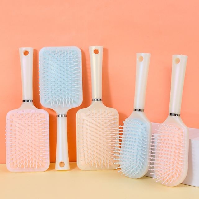 Hot Sale Factory Price Cute Detangling Hair Brush Custom Logo Massage Comb Hair Care Eco Friendly Cushion Hair Brush SY705-708