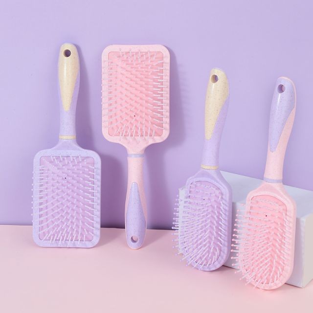 Hot Sale Factory Price Cute Detangling Hair Brush Custom Logo Massage Comb Hair Care Eco Friendly Cushion Hair Brush SY706-709