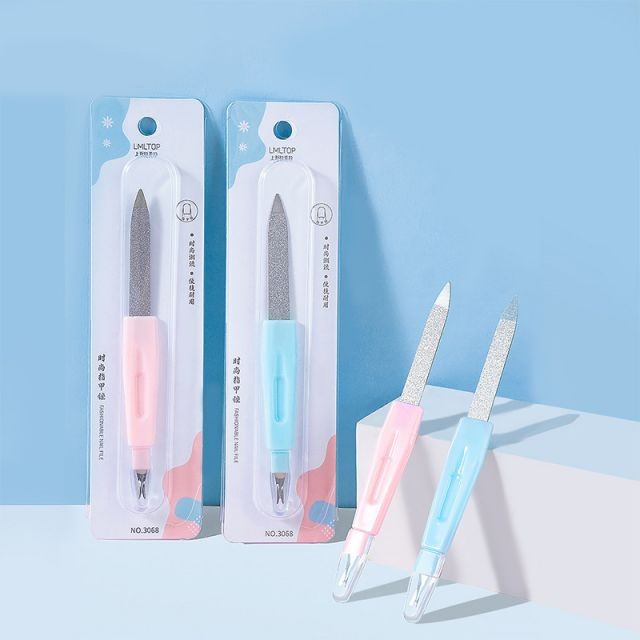 Lameila Wholesale nail file tool manicure set file dead skin remover fork nail file 3068
