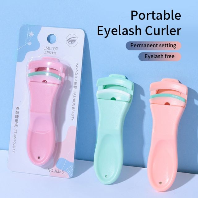 LMLTOP Cheap Price Plastic Eyelash Curler Private Label Wide Unique Eyelash Curler Applicator Tools A353
