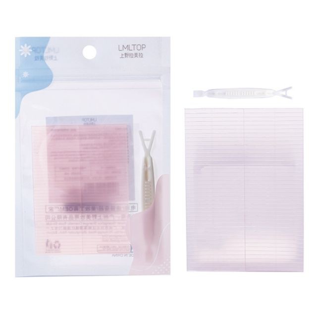 80pcs Natural Invisible Double Eyeli Sticker OEM Waterproof Double Side Double Eyelid Tape For Hooded Eye Makeup A467