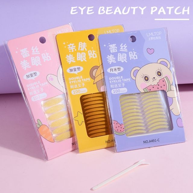 LMLTOP Beauty Tools Cosmetics Waterproof And Sweat Natural Skin Makeups Double Eyelid Tape Invisible Traceless Sticker A491