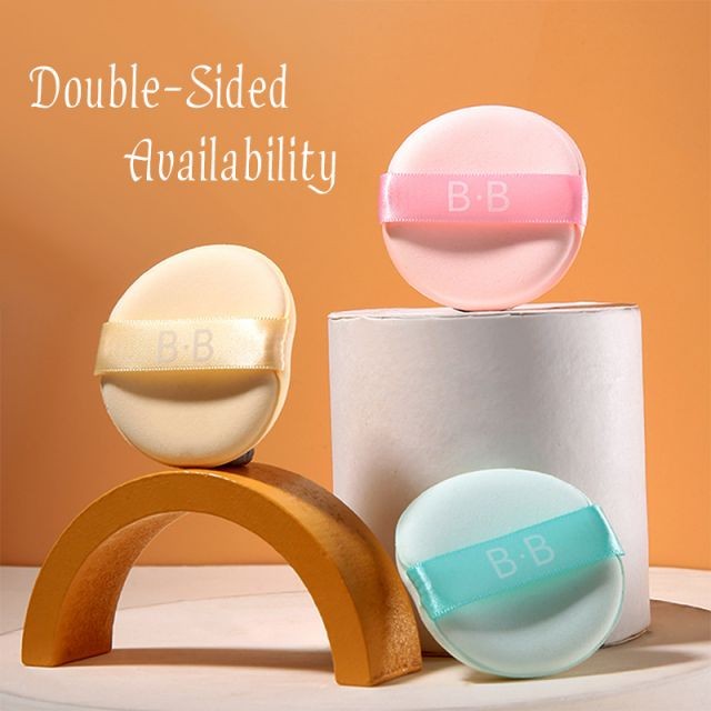 LMLTOP Latex Free 1pcs Air Cushion Puff Double-Sided Use Bb Cream Makeup Powder Puff Durable Beauty Sponge Foundation SY220