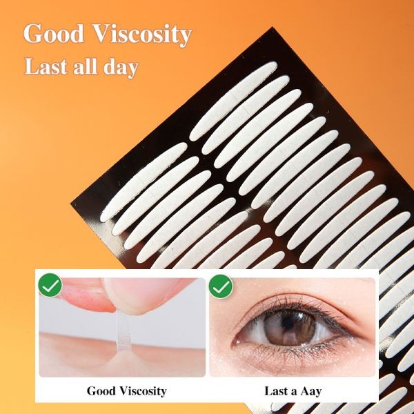 LMLTOP 120pcs Beauty Tool Natural Skin Color Double Eyelid Tape Two-Sided Paste Eyelid Sticker Invisible Lace Eyelid Tape A1050