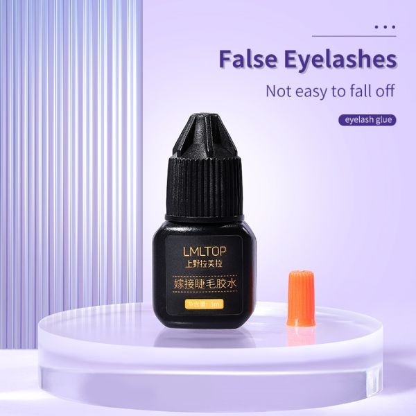 LMLTOP Grafting Eyelash Black Glue Eyelash Extension Glue Eyelash Glue Strong Hold Waterproof Good Viscosity SY022