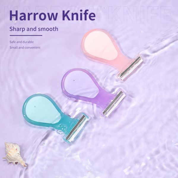 2023 New style LMLTOP 3 Blades Portable Shaving Hair Removal Safety Reusable Body Bikini Shaving Razor Blade SY330