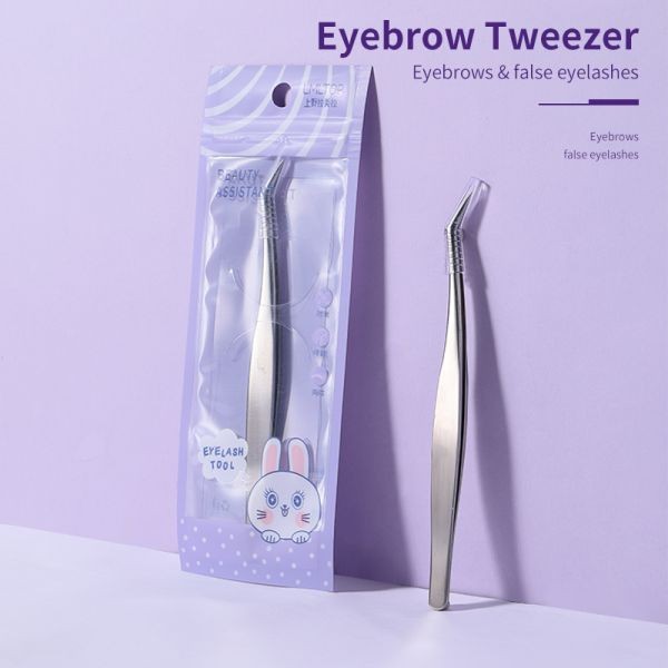 Custom Logo LMLTOP Professional Beauty Tools Tweezers For Eyelash Extension Eyebrow Tweezers Eyelash Tweezers SY521