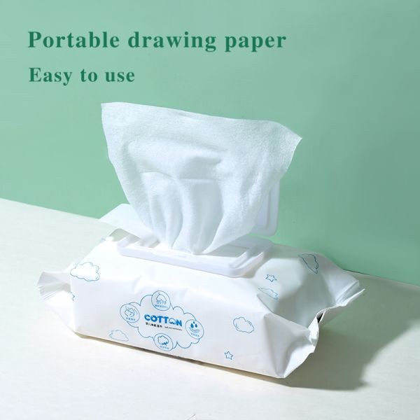 LMLTOP OEM Non-Woven Baby'S Wet Wipes Skin-Friendly Softness Disposable Wet Wipes Waterwipes Portable Alcohol-free SY905