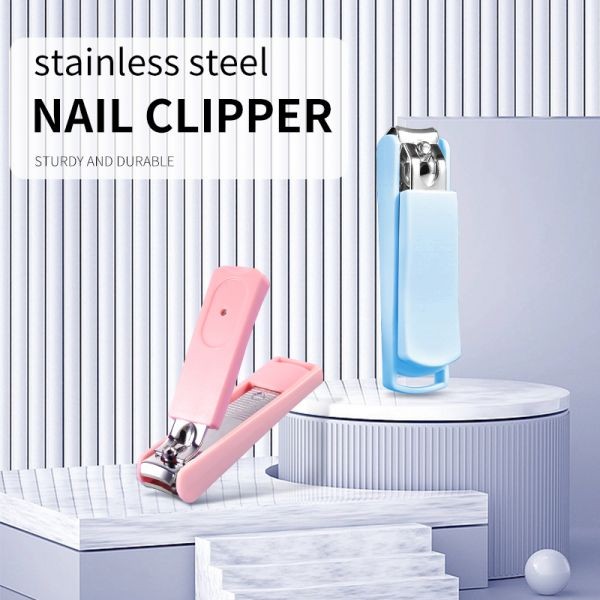 LMLTOP Portable Durable Nail Clipper Safety Sharp Trimming Fingernails Clipper Manicure Tools 3325