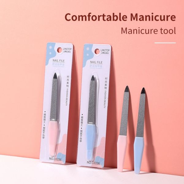 LMLTOP Manicure Tool Mini Nail File Professional Nail File Custom Logo Nail Tools And Accessories Suppliers Polishing File C0336