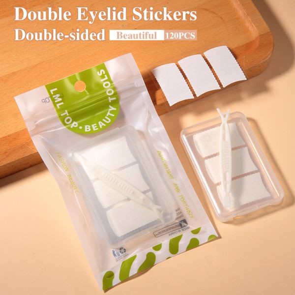 LMLTOP 120pairs Natural Skin Color Eyelid Tape Invisible Two-Sided Double Eyelid Tape A1057