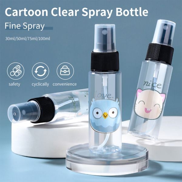 LMLTOP PET Empty Plastic Bottles Transparent Spray Water Bottle Water Mist Travel Bottles LM726 LM727 LM728 LM731