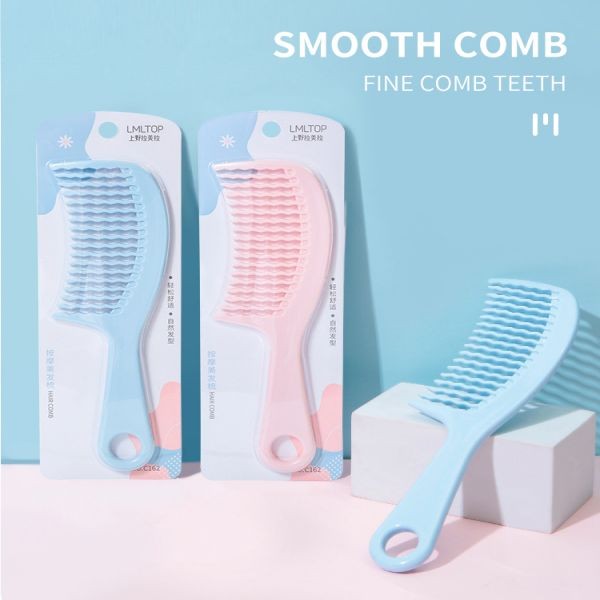 LMLTOP Wholesale Professional Hair Styling Tools Hair Comb Plastic Massage Comb Private Label Customizable C162