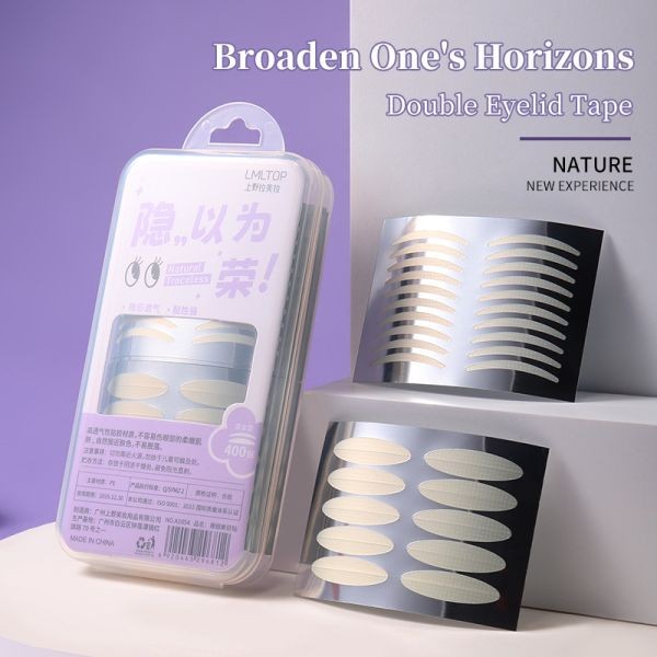 LMLTOP Makeup Sets 400pcs Mixed Shape Breathable Double Eyelid Tape Invisible Eyelid Stickers Waterproof A1054