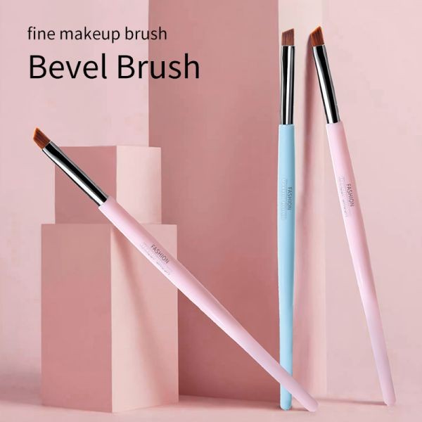 LMLTOP Wholesale Lip Makeup Brushes Single Soft Detailing Brush Professional Oblique Eyeliner Brush Private Label B0481