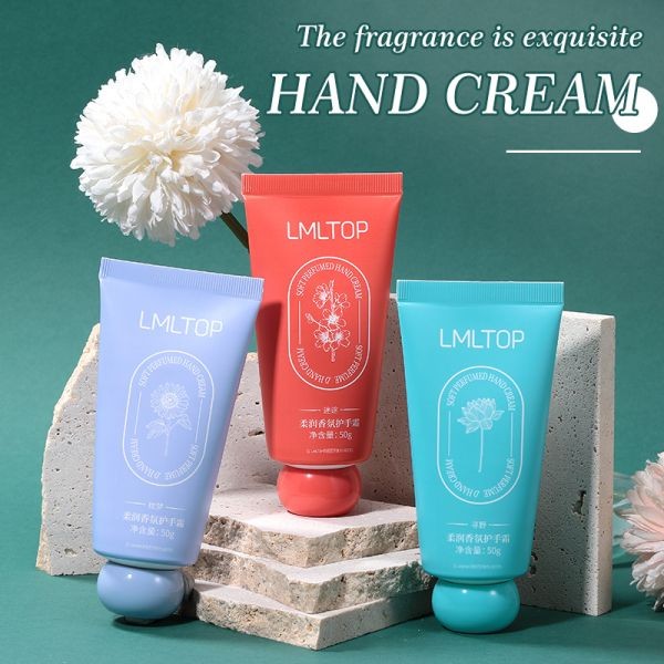 Private Label Hand Cream Skincare Essential Oil Whitening Moisturizing Anti-crack Flower Fragrance Hand Cream & Lotion LML2048\2054\2058