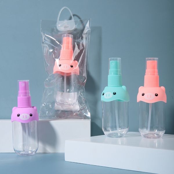 LMLTOP 60ml PET Plastic Sprays Bottles High Quality Travel Bottle Cartoon Empty Bottles SY717