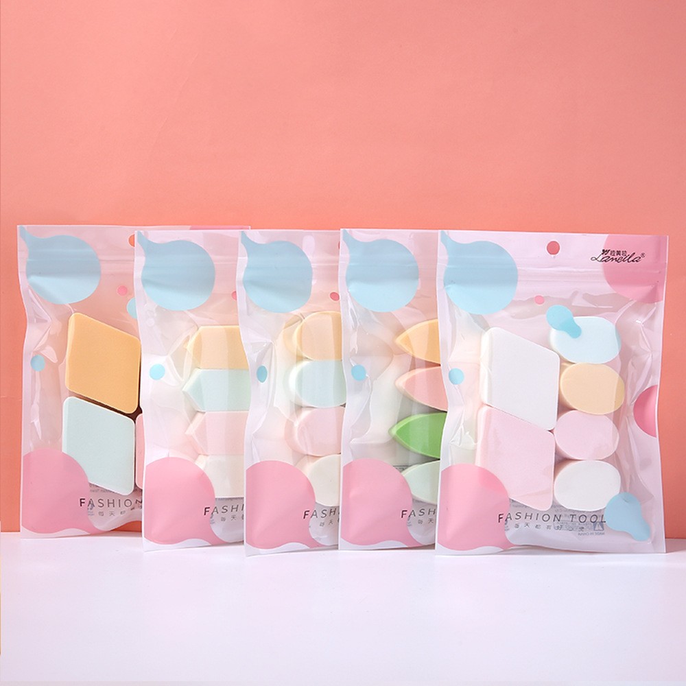 On Sale Factory Price LMLTOP 4pcs Makeup Puff Makeup Blender Sponge Sets Beauty Sponges A80234