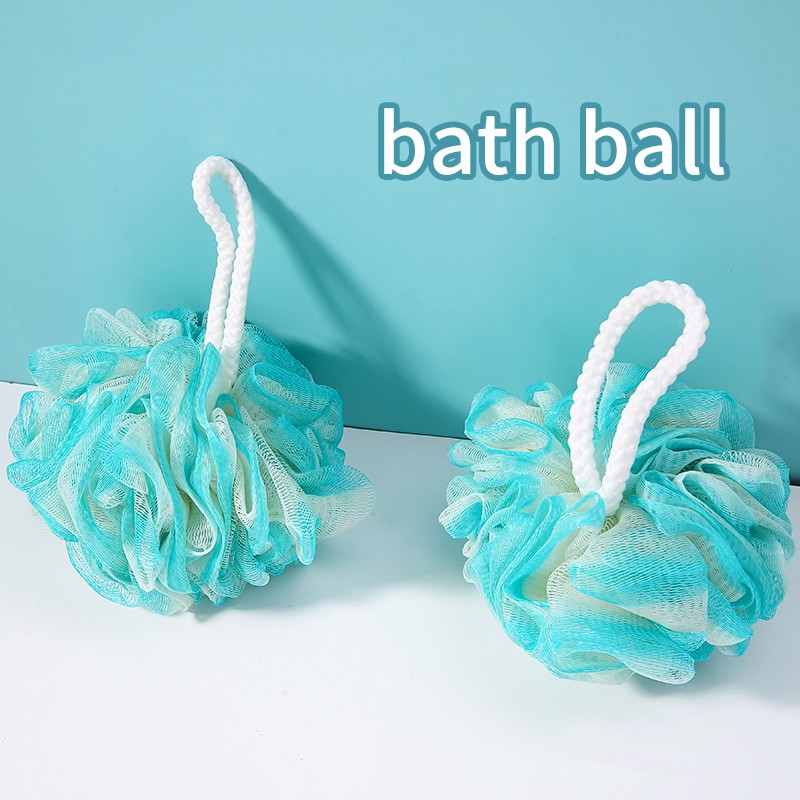 LMLTOP Hot sales Bath Mesh Shower Ball TOP-122 Body Scrubber Exfoliating Soft Bath Loofah Ball Sponge Flower for Women And Men