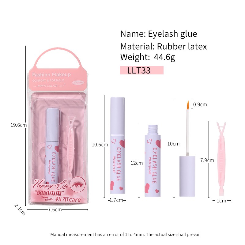 New Arrival Fast Dry Waterproof LLT33 Eyelash Glue False Eyelash Extension Glue Private Label Clear Strong White OEM Eyelash Glue New Arrival Fast Dry Waterproof LLT33 Eyelash Glue False Eyelash Extension Glue Private Label Clear Strong White OEM Eyelash Glue
