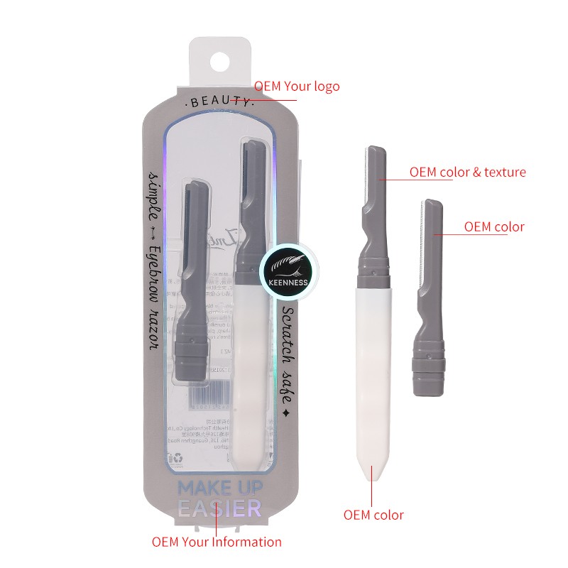 LMLTOP Micro-Distance Protective Net Eyebrow Trimmer JJF04 Large Knife Head Stainless Steel Easy Facial Hair Remover Razor Set LMLTOP Micro-Distance Protective Net Eyebrow Trimmer JJF04 Large Knife Head Stainless Steel Easy Facial Hair Remover Razor Set