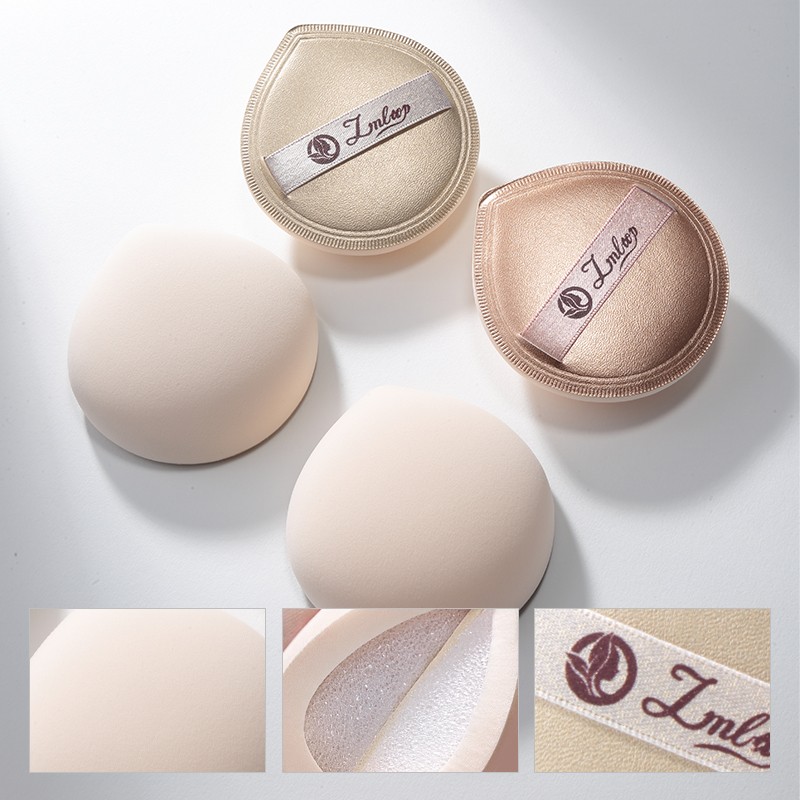 Custom New Premium Fine Texture Gold Makeup Sponge JJF25 Premium Cosmetic Water Drop Marshmallow Air Cushion Powder Puff Polyurethane Custom New Premium Fine Texture Gold Makeup Sponge JJF25 Premium Cosmetic Water Drop Marshmallow Air Cushion Powder Puff Polyurethane
