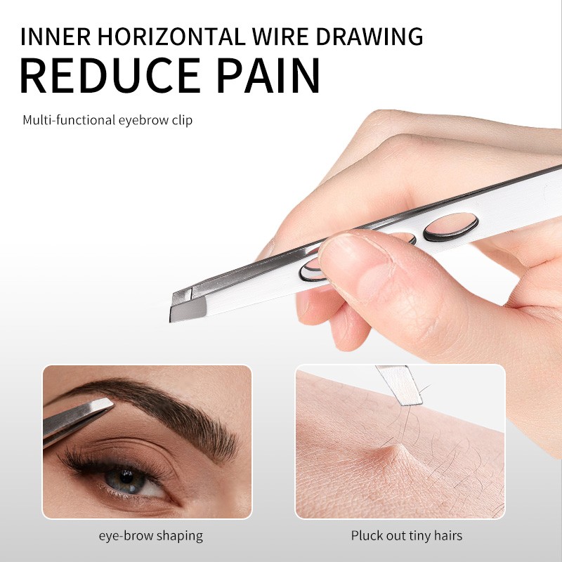 Custom Stainless Steel Slanted Eyelash Tweezers JJF15 Private Label Lash Extension Tools Regular Tip Makeup Scissors for Eyebrow Custom Stainless Steel Slanted Eyelash Tweezers JJF15 Private Label Lash Extension Tools Regular Tip Makeup Scissors for Eyebrow
