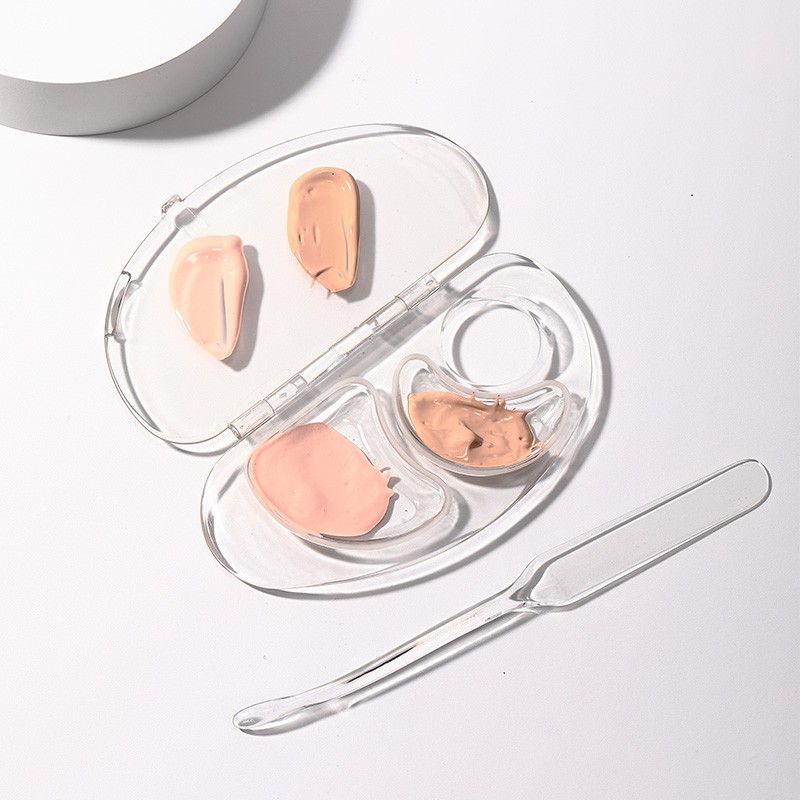 LMLTOP Professional Clear palette set JJF36 Makeup Fold the double-sided color palette with Foundation Eye Shadow mixing stick LMLTOP Professional Clear palette set JJF36 Makeup Fold the double-sided color palette with Foundation Eye Shadow mixing stick