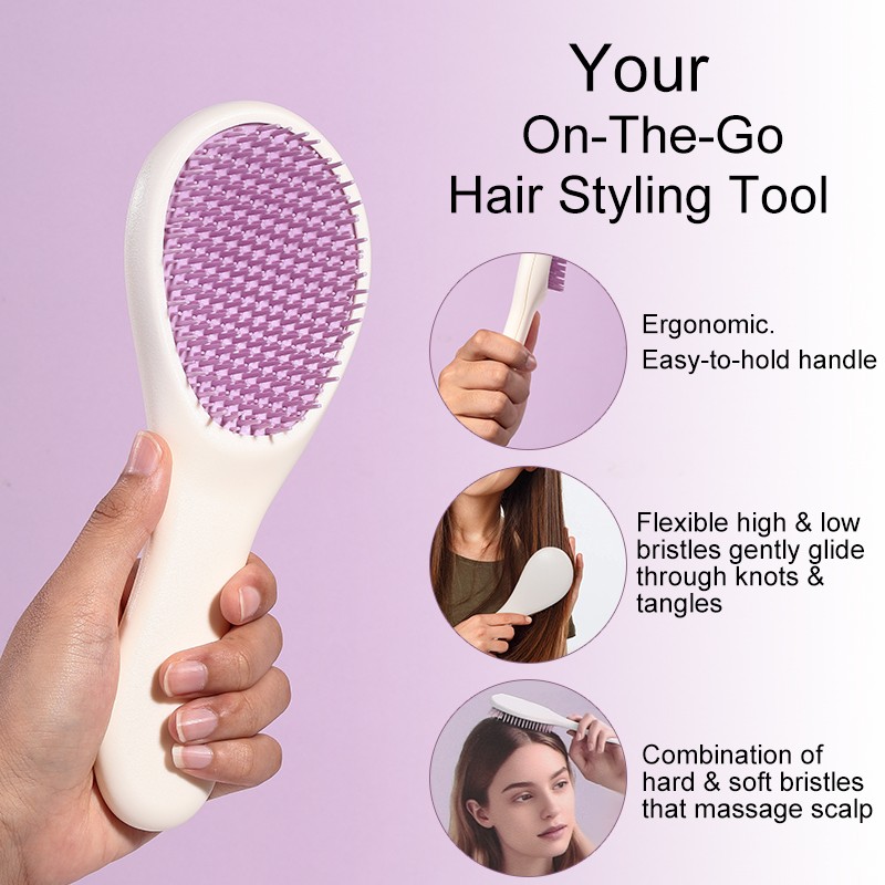 Custom Logo Fine Teeth Massage Comb C166 smooth Shampoo hair comb portable soft-toothed non-tangling Detangling Massage Scalp Brush Custom Logo Fine Teeth Massage Comb C166 smooth Shampoo hair comb portable soft-toothed non-tangling Detangling Massage Scalp Brush