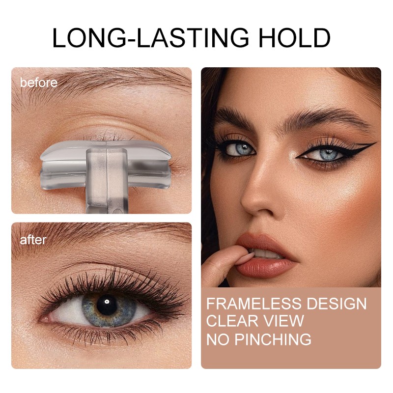 LMLTOP Private Label Transparent Borderless Eyelash Curler JJF31 Long-Lasting Plastic Sunflower Eye Lash Curling For Beauty LMLTOP Private Label Transparent Borderless Eyelash Curler JJF31 Long-Lasting Plastic Sunflower Eye Lash Curling For Beauty