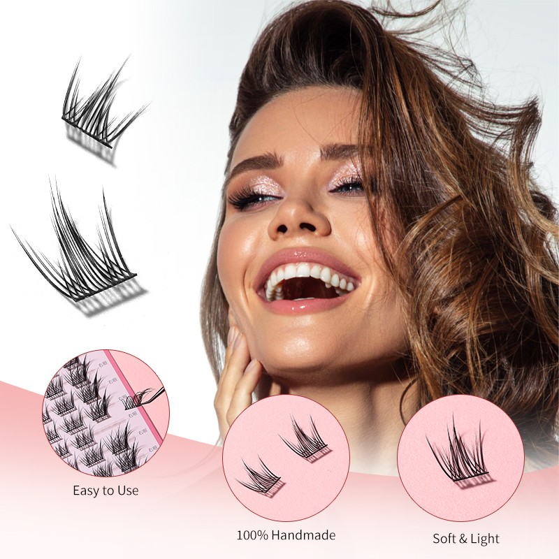 Cluster Lashes Vegan Full Strip Eyelash Extension Kit SY928-A/B/C Fan Lashes DIY Segment Lash Kit Private Label Cluster Lashes Vegan Full Strip Eyelash Extension Kit SY928-A/B/C Fan Lashes DIY Segment Lash Kit Private Label