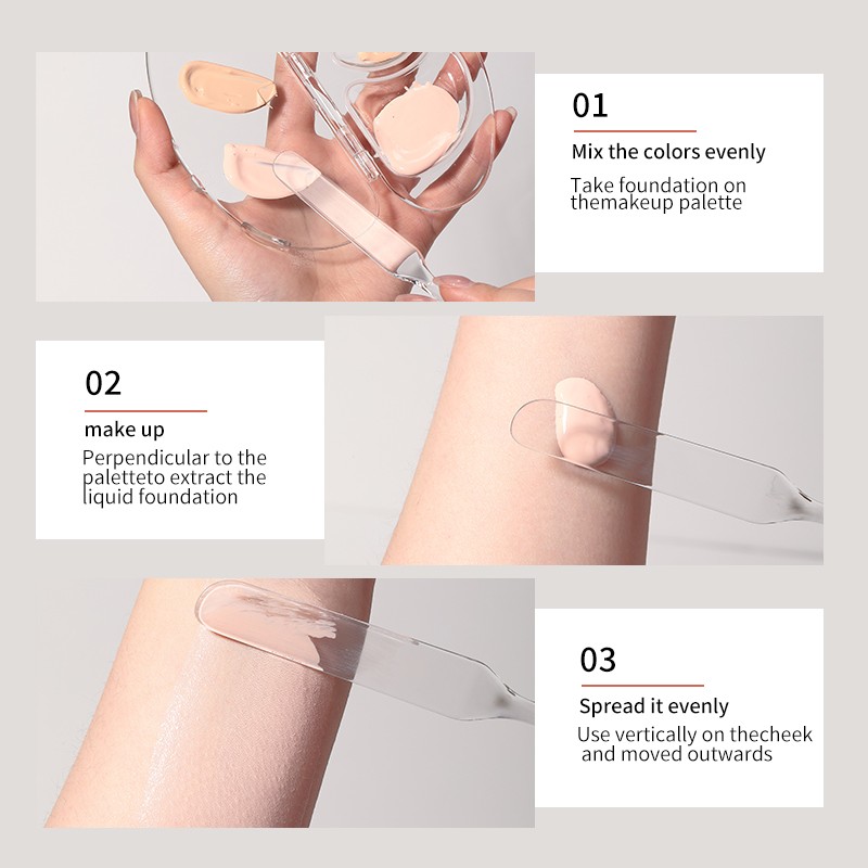 LMLTOP Double-Head Foundation Mixing Stick JJF12 PC Clear Mixing Stick Foundation Spatula Stirring Scraper Blending For Makeup LMLTOP Double-Head Foundation Mixing Stick JJF12 PC Clear Mixing Stick Foundation Spatula Stirring Scraper Blending For Makeup