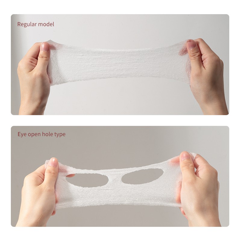 LMLTOP 200pcs Open-Hole Wet Compress Cotton Pads SY584 Rectangle Eye Opening Stretchable Wet Compress Cotton Pad for Makeup Face LMLTOP 200pcs Open-Hole Wet Compress Cotton Pads SY584 Rectangle Eye Opening Stretchable Wet Compress Cotton Pad for Makeup Face