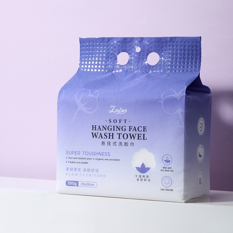 Premium Quality Disposable Cotton Face Towel SY478 Wall Mounted Pull-Out Soft Comfortable for Dry Wet Cleaning  for Household Beauty