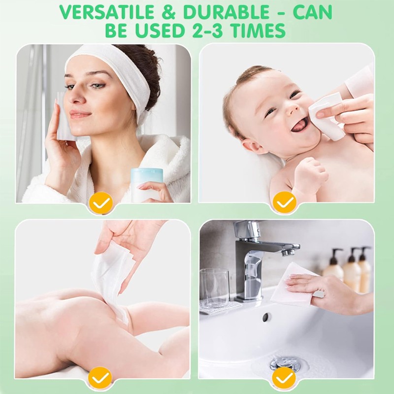LMLTOP Disposable Pearl-Patterned Absorbent Face Wash Towel Soft Cotton Roll SY640 for Facial Cleansing Makeup Remover Wipes LMLTOP Disposable Pearl-Patterned Absorbent Face Wash Towel Soft Cotton Roll SY640 for Facial Cleansing Makeup Remover Wipes