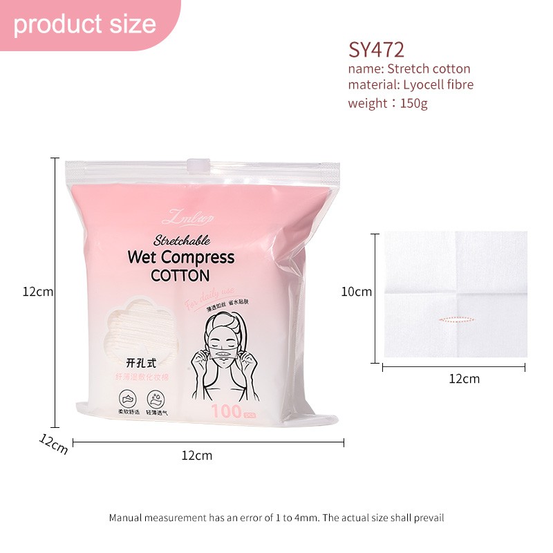 Wet Compress Hydrating Ultra-Thin Lyocell fibre Opening Makeup Remover Cotton Pads SY472 Soft Stretchable Cotton Sheet for Face Wet Compress Hydrating Ultra-Thin Lyocell fibre Opening Makeup Remover Cotton Pads SY472 Soft Stretchable Cotton Sheet for Face